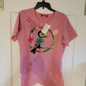 NWT Women's Crazy Fish shirt size medium